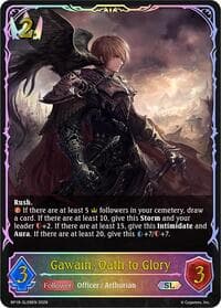 Gawain, Oath to Glory (SL) - BP18: Neometropolis - Shadowverse: Evolve card