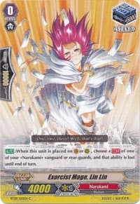 Exorcist Mage, Lin Lin - BT09: Clash of Knights & Dragons - Cardfight Vanguard card