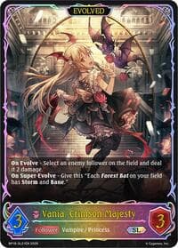 Vania, Crimson Majesty (Evolved) (SL) - BP18: Neometropolis - Shadowverse: Evolve card