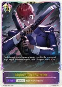 Righteous Conviction (SL) - BP18: Neometropolis - Shadowverse: Evolve card