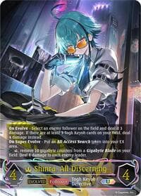 Shinra, All-Discerning (Evolved) (U) - BP18: Neometropolis - Shadowverse: Evolve card