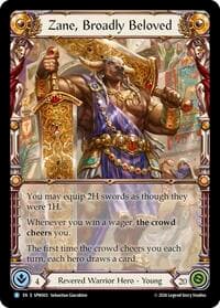 Zane, Broadly Beloved - Smash Palace: Chorus of Steel - Flesh and Blood TCG card