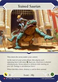 Trained Saurian - Smash Palace: Chorus of Steel - Flesh and Blood TCG card