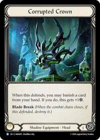 Corrupted Crown - Armory Deck: Malice - Flesh and Blood TCG card