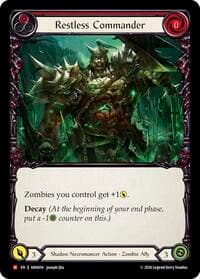Restless Commander (Red) - Armory Deck: Malice - Flesh and Blood TCG card