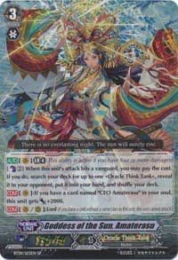 Goddess of the Sun, Amaterasu (SP) - BT09: Clash of Knights & Dragons - Cardfight Vanguard card