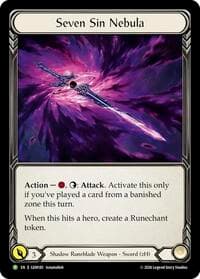 Seven Sin Nebula - GEM Pack 6 - Flesh and Blood TCG card