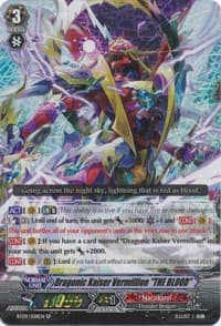Dragonic Kaiser Vermillion "THE BLOOD" - BT09: Clash of Knights & Dragons - Cardfight Vanguard card