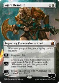 Ajani Resolute (Borderless) - Reality Fracture - Magic: The Gathering card