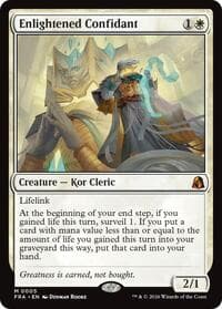 Enlightened Confidant - Reality Fracture - Magic: The Gathering card