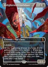 Enlightened Confidant (Borderless) (0321) - Reality Fracture - Magic: The Gathering card