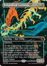 Enlightened Confidant (Borderless) (0439) - Reality Fracture - Magic: The Gathering card