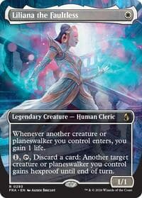 Liliana the Faultless (Borderless) - Reality Fracture - Magic: The Gathering card