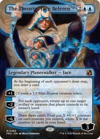The Theorist, Jace Beleren (Borderless) (0363) - Reality Fracture - Magic: The Gathering card