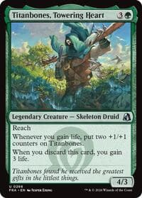 Titanbones, Towering Heart - Reality Fracture - Magic: The Gathering card