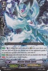 Blaster Blade Spirit (SP) - BT09: Clash of Knights & Dragons - Cardfight Vanguard card