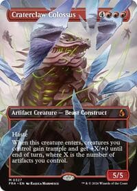 Craterclaw Colossus (Borderless) (0327) - Reality Fracture - Magic: The Gathering card