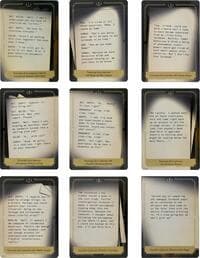Whispers in the Well Case File Cards (Set of 18) - Whispers in the Well - Disney Lorcana card
