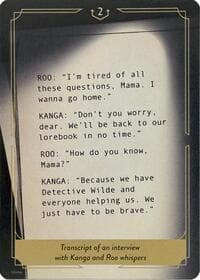 Whispers in the Well Case File Cards (2 of 18) - Whispers in the Well - Disney Lorcana card