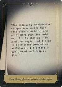 Whispers in the Well Case File Cards (12 of 18) - Whispers in the Well - Disney Lorcana card