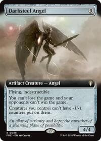Darksteel Angel (Extended Art) - Commander: Reality Fracture - Magic: The Gathering card