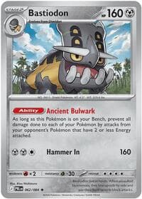 Bastiodon - 062/084 (Non-Holo) - Deck Exclusives - Pokemon card