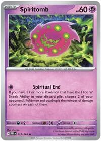 Spiritomb - 035/084 (Non-Holo) - Deck Exclusives - Pokemon card