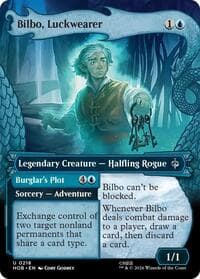 Bilbo, Luckwearer (Showcase) - The Hobbit - Magic: The Gathering card