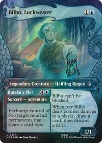Bilbo, Luckwearer (Showcase) (Surge Foil) - The Hobbit - Magic: The Gathering card