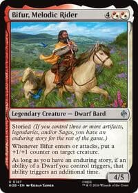 Bifur, Melodic Rider - The Hobbit - Magic: The Gathering card