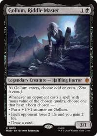 Gollum, Riddle Master - The Hobbit - Magic: The Gathering card