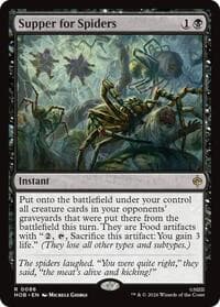 Supper for Spiders - The Hobbit - Magic: The Gathering card