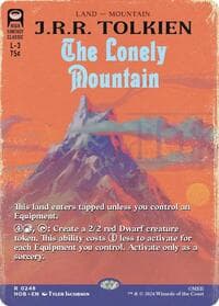 The Lonely Mountain (Borderless) - The Hobbit - Magic: The Gathering card