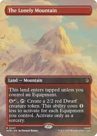 The Lonely Mountain (Borderless) (0207) - The Hobbit - Magic: The Gathering card