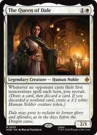 The Queen of Dale - The Hobbit - Magic: The Gathering card