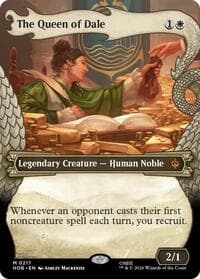 The Queen of Dale (Showcase) - The Hobbit - Magic: The Gathering card