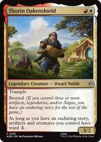 Thorin Oakenshield - The Hobbit - Magic: The Gathering card