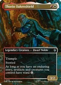 Thorin Oakenshield (Borderless) - The Hobbit - Magic: The Gathering card