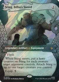 Sting, Bilbo's Sword (Showcase) (Surge Foil) - The Hobbit - Magic: The Gathering card