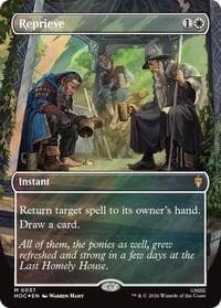 Reprieve (Borderless) (Surge Foil) - The Hobbit: Eternal-Legal - Magic: The Gathering card