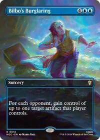 Bilbo's Burglaring (Borderless) - The Hobbit: Eternal-Legal - Magic: The Gathering card