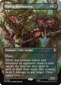Orcish Bowmasters (Borderless) (Surge Foil) - The Hobbit: Eternal-Legal - Magic: The Gathering card