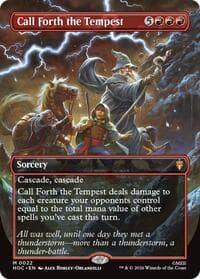 Call Forth the Tempest (Borderless) - The Hobbit: Eternal-Legal - Magic: The Gathering card