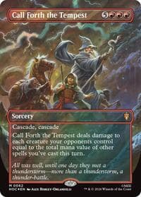 Call Forth the Tempest (Borderless) (Surge Foil) - The Hobbit: Eternal-Legal - Magic: The Gathering card