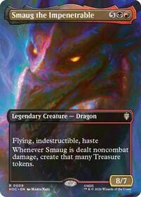 Smaug the Impenetrable (Borderless) - The Hobbit: Eternal-Legal - Magic: The Gathering card