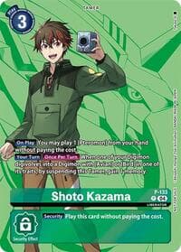 Shoto Kazama (Digimon Liberator D-Storage Set) - Digimon Promotion Cards - Digimon Card Game card