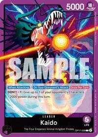 Kaido (058) - The World's Strongest Warriors - One Piece Card Game card