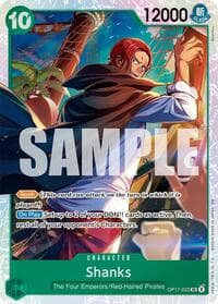 Shanks (022) - The World's Strongest Warriors - One Piece Card Game card