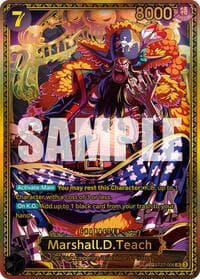 Marshall.D.Teach (ST27-005) (SP) - The World's Strongest Warriors - One Piece Card Game card