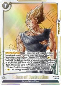 Prince of Destruction - Story Booster 01 - Dragon Ball Super: Fusion World card